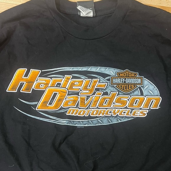 Harley Davidson Black Long Sleeve T-Shirt, Daytona Beach, Florida, Men's XL - Picture 4 of 9